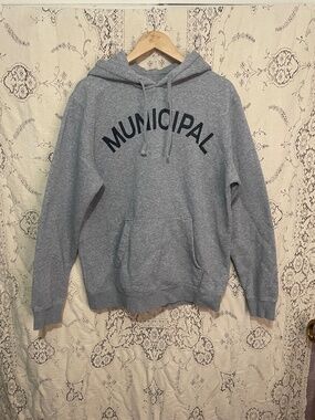 Municipal: gray hoodie